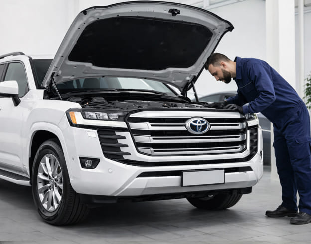 Mention Techstream, hybrid battery checks, desert abuse (Land Cruiser).