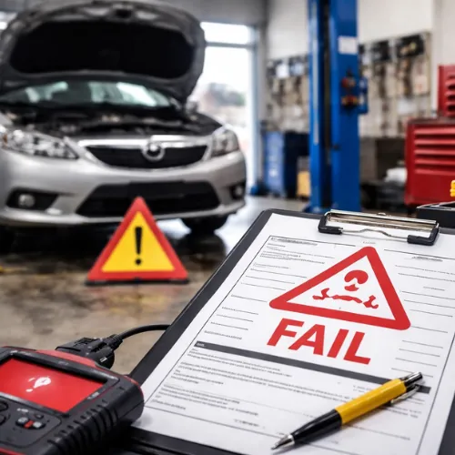 failed car inspection
